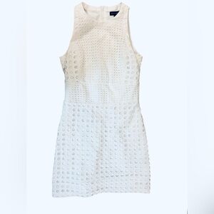 Banana Republic White Eyelet Mini Dress